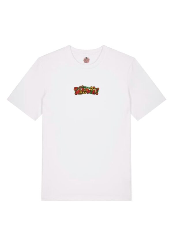 Camiseta Blanca Delantera Logo Dragon Ball Logo Dragon Ball