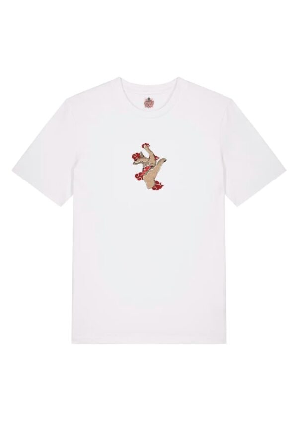 Camiseta Blanca Delantera Mano Akatsuki Mano Akatsuki