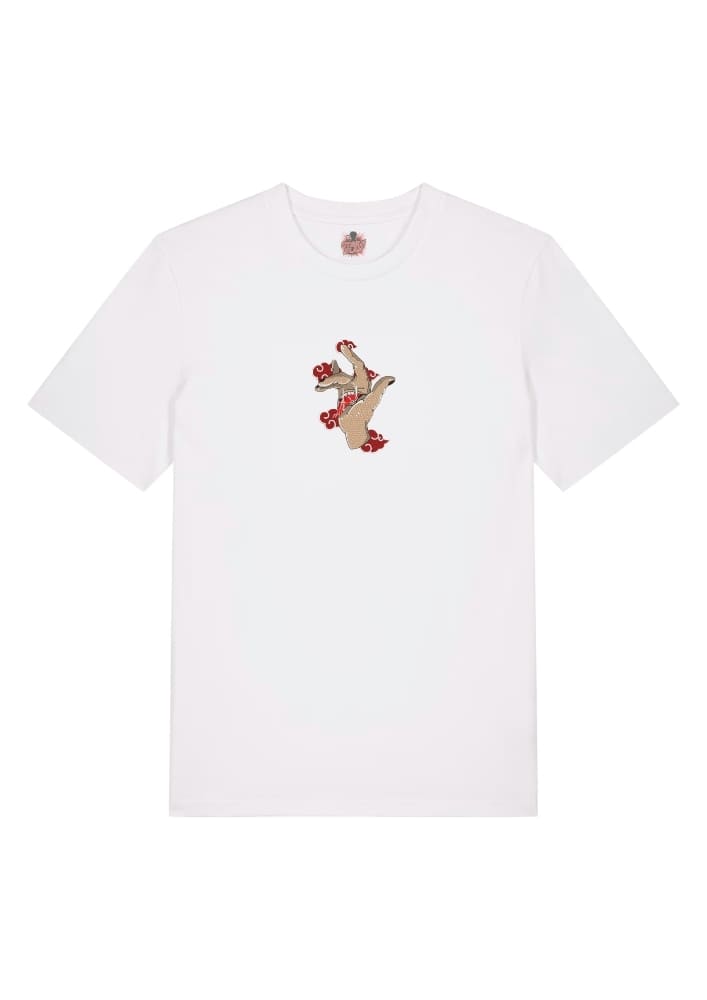 Camiseta Blanca Delantera Mano Akatsuki Mano Akatsuki