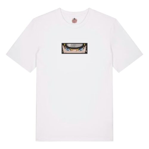 Camiseta Blanca Delantera Naruto Eyes - Naruto Uzumaki Naruto Eyes - Naruto Uzumaki