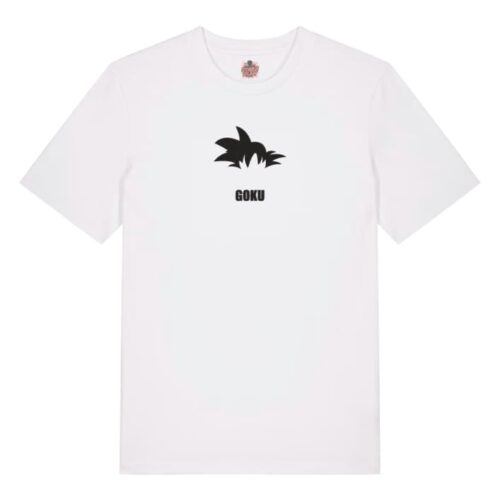 Camiseta Blanca Delantera Pelo Goku - Goku Pelo Goku - Goku