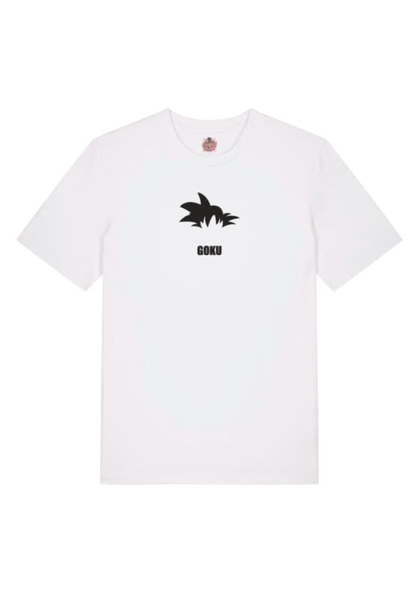 Camiseta Blanca Delantera Pelo Goku - Goku Pelo Goku - Goku