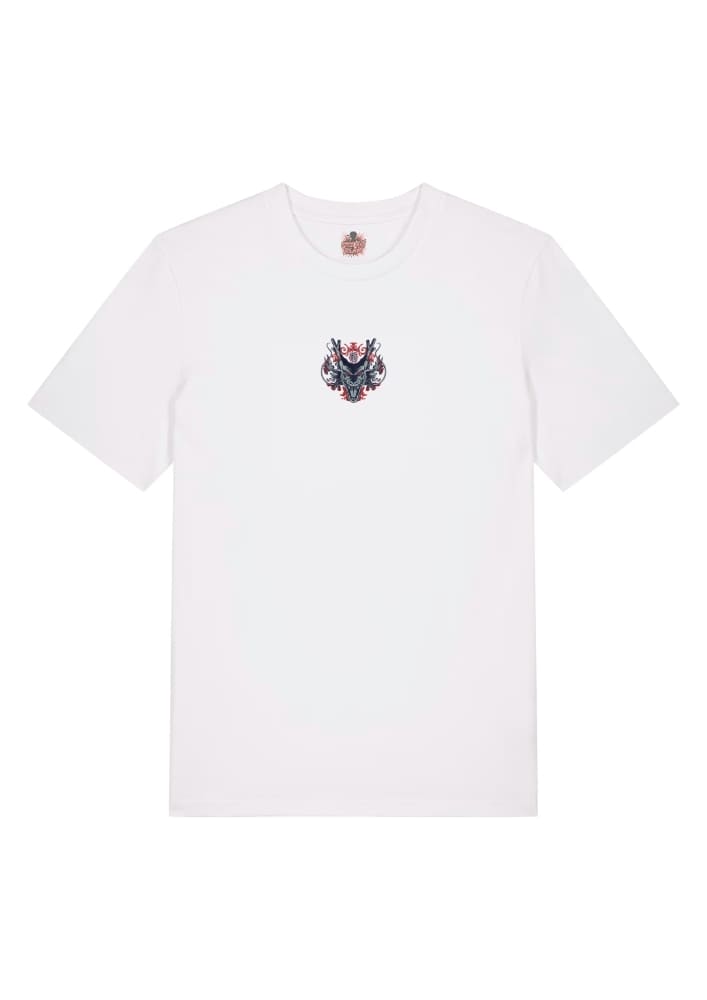 Camiseta Blanca Delantera Rugido de Shenron - Shenron Rugido de Shenron - Shenron