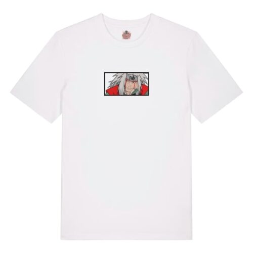 Camiseta Blanca Delantera Sabio Sonriente - Jiraiya Sabio Sonriente - Jiraiya