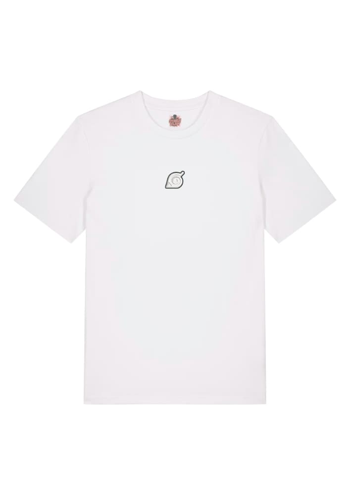 Camiseta Blanca Delantera Símbolo de la Hoja Símbolo de la Hoja