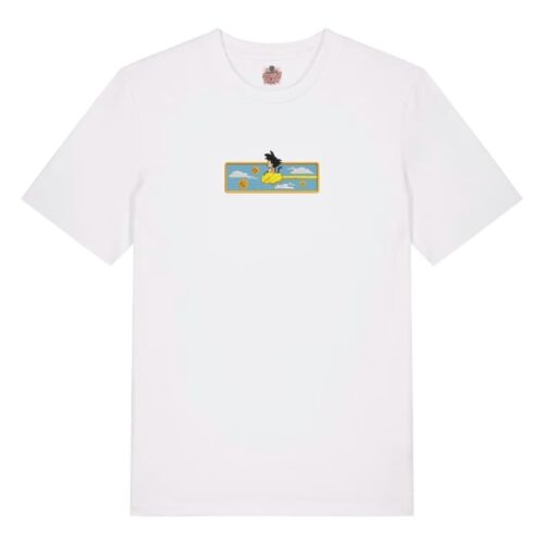 Camiseta Blanca Delantera Sueños en la Nube Kinton - Goku Sueños en la Nube Kinton - Goku