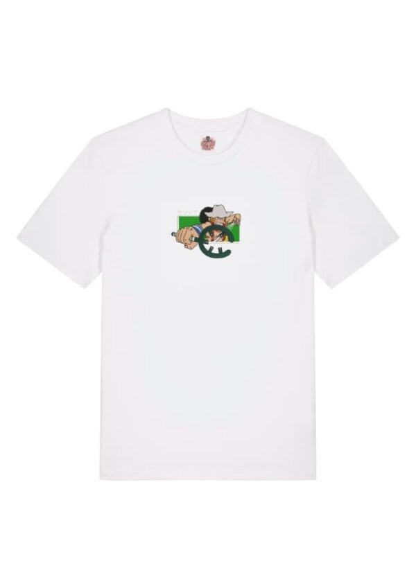 Camiseta Blanca Delantera Tirador del Milagro - Ussop Tirador del Milagro - Usopp