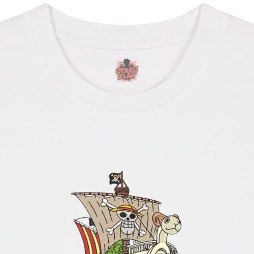 Camiseta Blanca Detalle Barco One Piece Barco One Piece