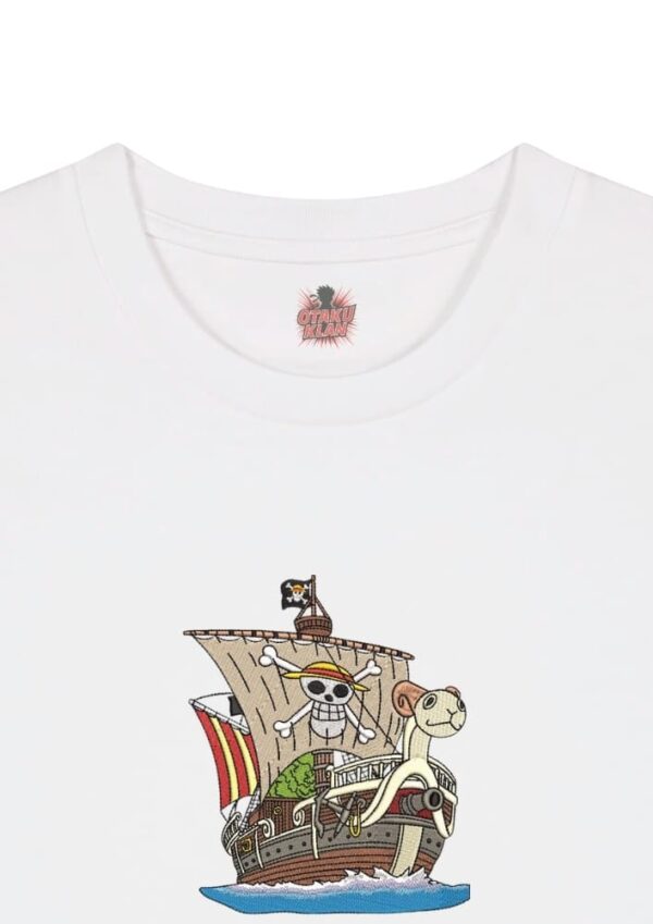 Camiseta Blanca Detalle Barco One Piece Barco One Piece