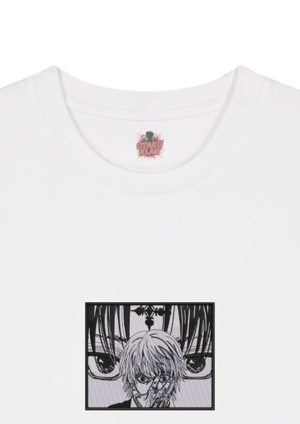 Camiseta Blanca Detalle Cadena de Venganza - Kurapika Cadena de Venganza - Kurapika