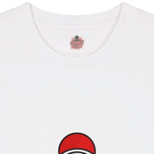Camiseta Blanca Detalle Clan Uchiha Clan Uchiha