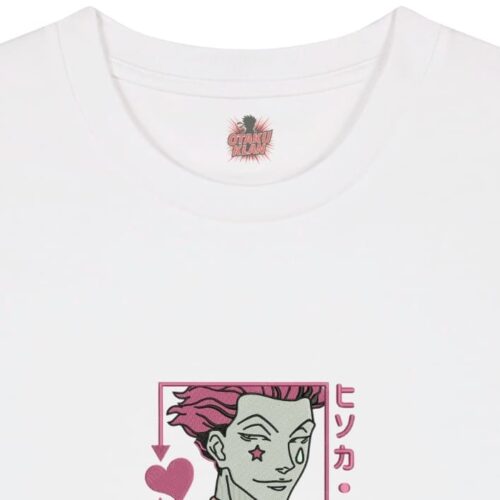 Camiseta Blanca Detalle Corazón Retorcido - Hisoka Morow Corazón Retorcido - Hisoka Morow