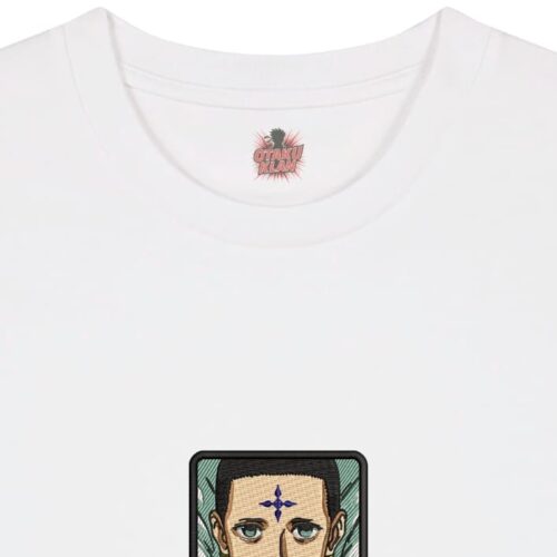 Camiseta Blanca Detalle El Profeta del Caos - Chrollo Lucifer El Profeta del Caos - Chrollo Lucifer