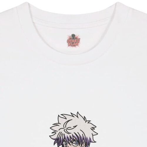 Camiseta Blanca Detalle Electric Mind - Killua Zoldyck Electric Mind - Killua Zoldyck