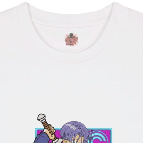 Camiseta Blanca Detalle Espada del Futuro - Trunks Espada del Futuro - Trunks