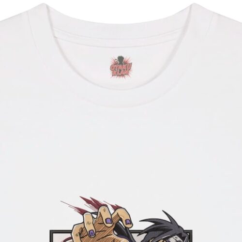 Camiseta Blanca Detalle Eterno Sacrificio - Itachi Uchiha Eterno Sacrificio - Itachi Uchiha