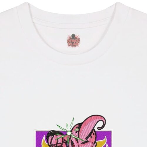 Camiseta Blanca Detalle Forma Maligna - Majin Buu Forma Maligna - Majin Buu