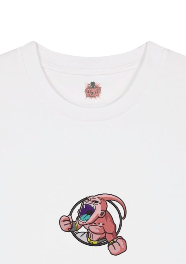 Camiseta Blanca Detalle Furia Majin - Majin Buu Furia Majin - Majin Buu