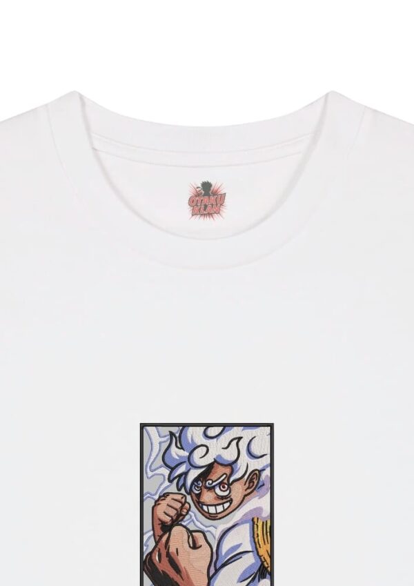 Camiseta Blanca Detalle Gear 5 - Monkey D. Luffy Gear 5 - Monkey D. Luffy