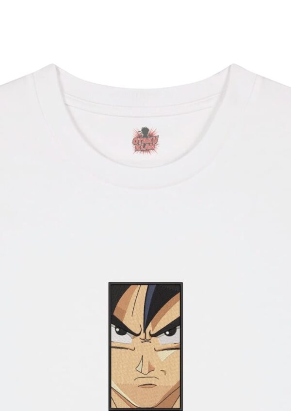 Camiseta Blanca Detalle Goku Vertical - Goku Goku Vertical - Goku