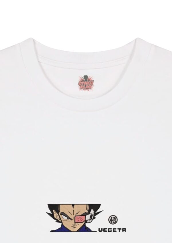 Camiseta Blanca Detalle Guerrero 26 - Vegeta Guerrero 26 - Vegeta