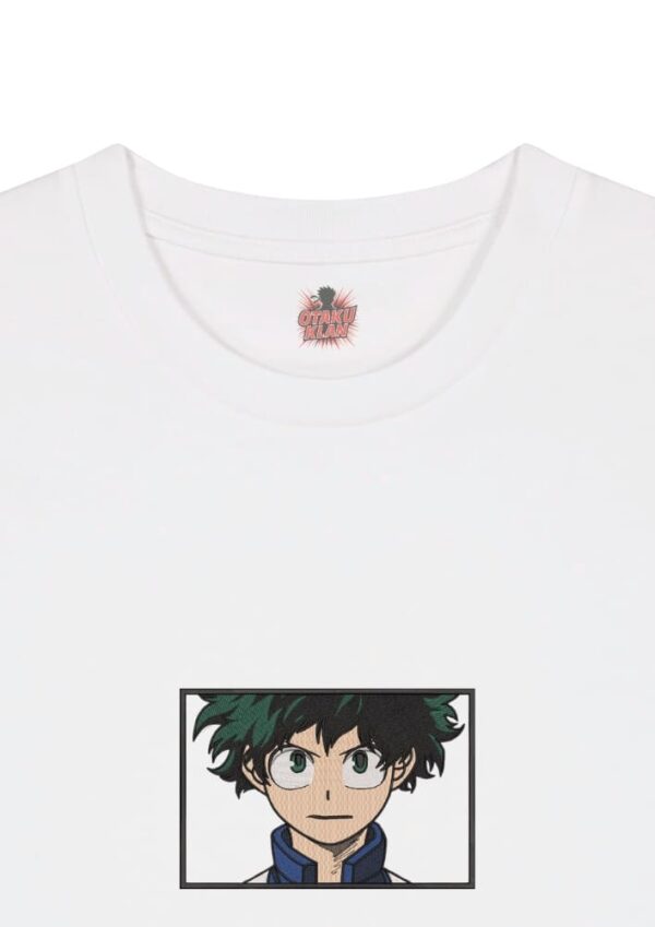 Camiseta Blanca Detalle Hero - Izuku Midoriya (Deku) Hero - Izuku Midoriya (Deku)