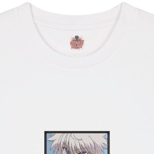 Camiseta Blanca Detalle Instinto Asesino - Killua Zoldyck Instinto Asesino - Killua Zoldyck