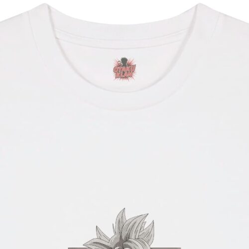 Camiseta Blanca Detalle Instinto Supremo - Goku Instinto Supremo - Goku