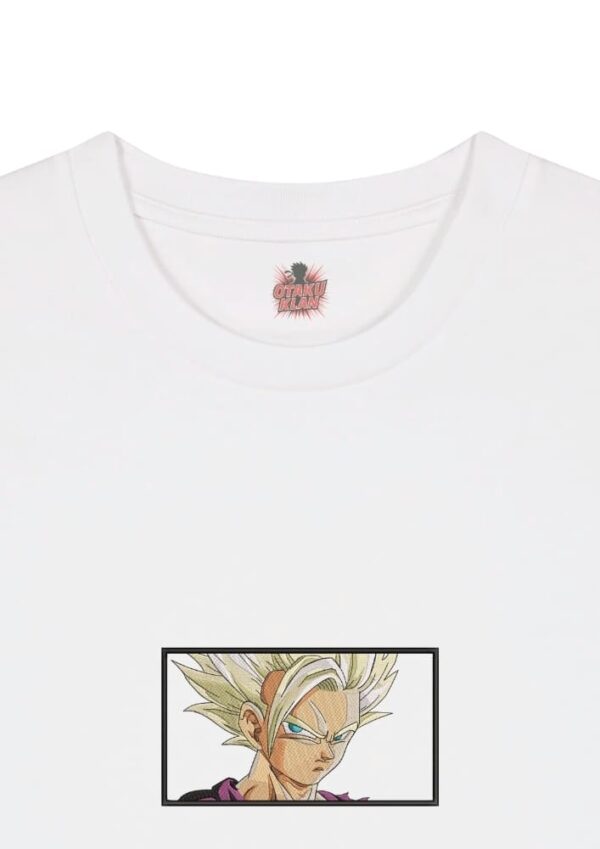 Camiseta Blanca Detalle Ira Saiyan - Gohan Ira Saiyan - Gohan