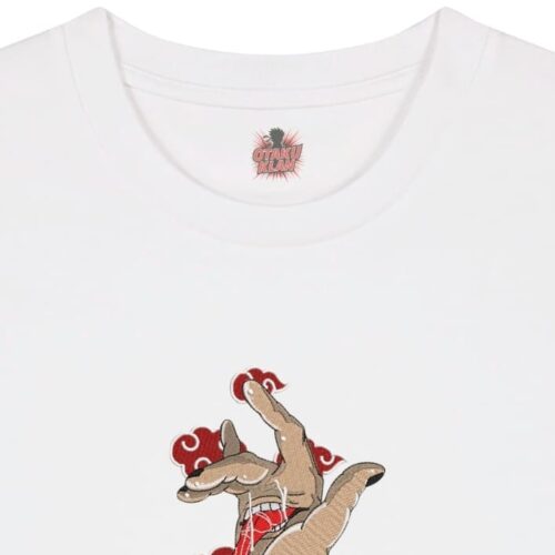 Camiseta Blanca Detalle Mano Akatsuki Mano Akatsuki