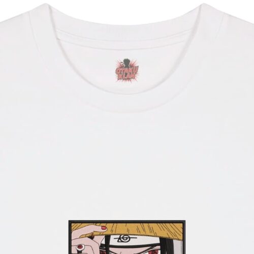 Camiseta Blanca Detalle Mirada Akatsuki - Itachi Uchiha Mirada Akatsuki - Itachi Uchiha
