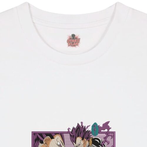 Camiseta Blanca Detalle Orgullo Corrompido - Vegeta Orgullo Corrompido - Vegeta