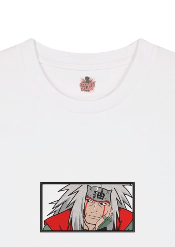 Camiseta Blanca Detalle Sabio Sonriente - Jiraiya Sabio Sonriente - Jiraiya
