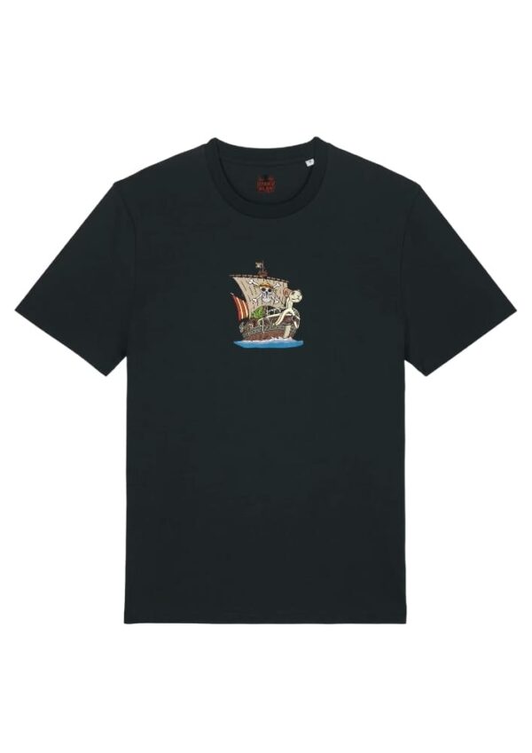 Camiseta Negra Delantera Barco One Piece Barco One Piece