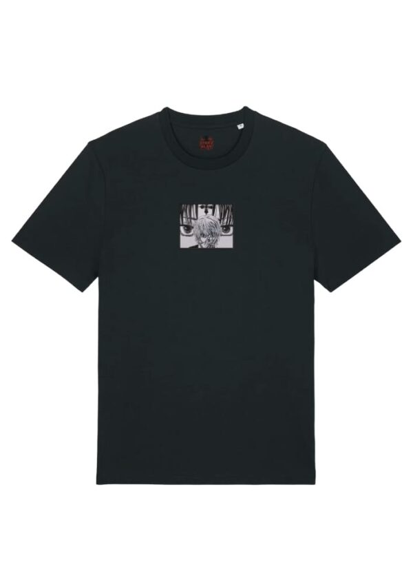 Camiseta Negra Delantera Cadena de Venganza - Kurapika Cadena de Venganza - Kurapika