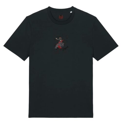 Camiseta Negra Delantera Danza de los Cuervos - Itachi Uchiha Danza de los Cuervos - Itachi Uchiha