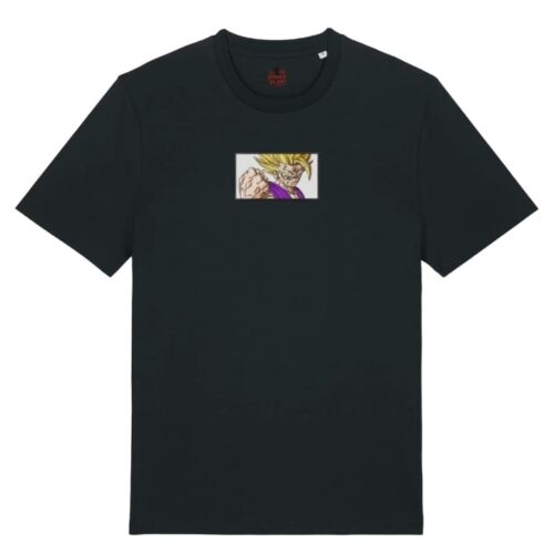 Camiseta Negra Delantera Despertar Saiyan - Gohan Despertar Saiyan - Gohan