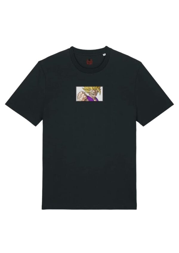 Camiseta Negra Delantera Despertar Saiyan - Gohan Despertar Saiyan - Gohan