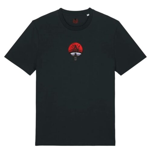 Camiseta Negra Delantera Destino Uchiha - Itachi Uchiha Destino Uchiha - Itachi Uchiha