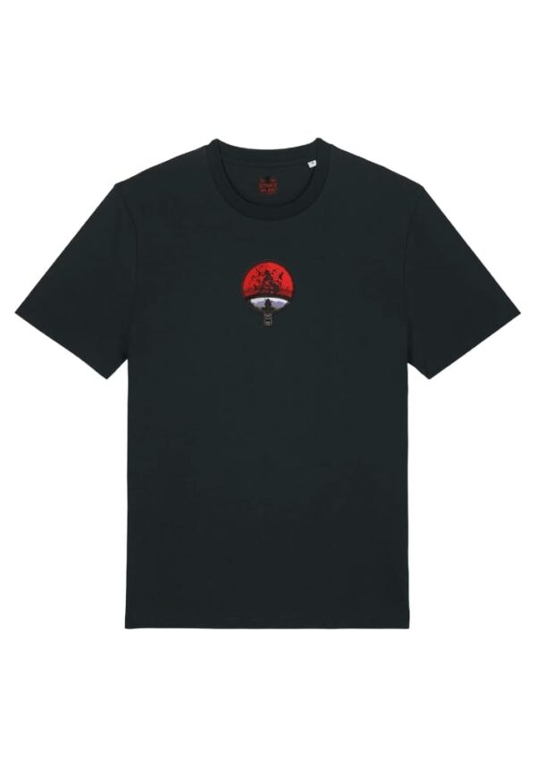 Camiseta Negra Delantera Destino Uchiha - Itachi Uchiha Destino Uchiha - Itachi Uchiha