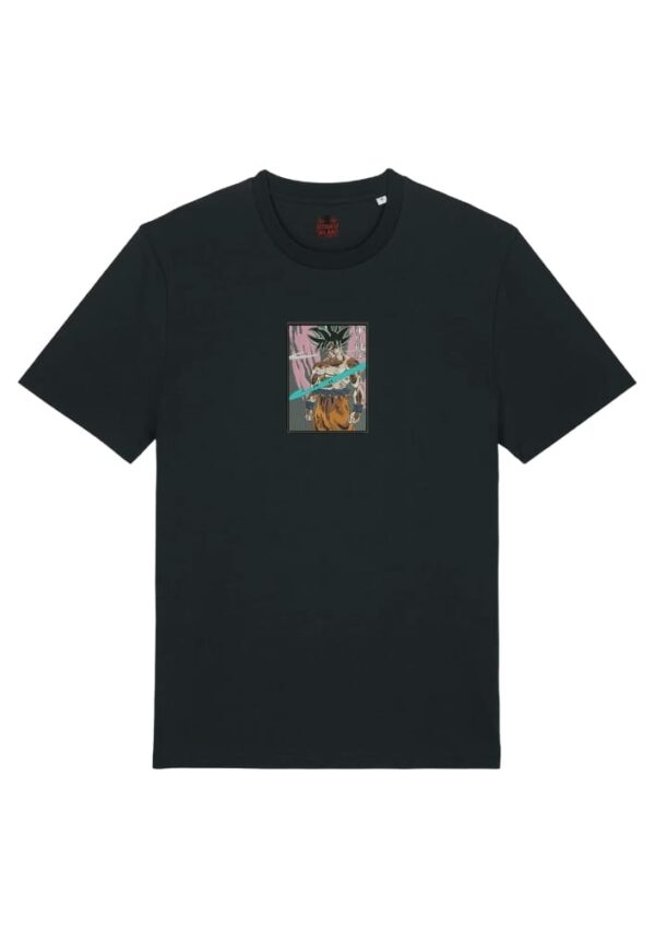 Camiseta Negra Delantera Dominio Divino - Goku Dominio Divino - Goku