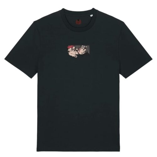 Camiseta Negra Delantera El Peso del Clan - Itachi Uchiha El Peso del Clan - Itachi Uchiha