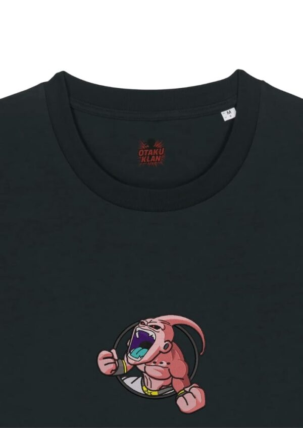 Camiseta Negra Detalle Furia Majin - Majin Buu (2) Furia Majin - Majin Buu