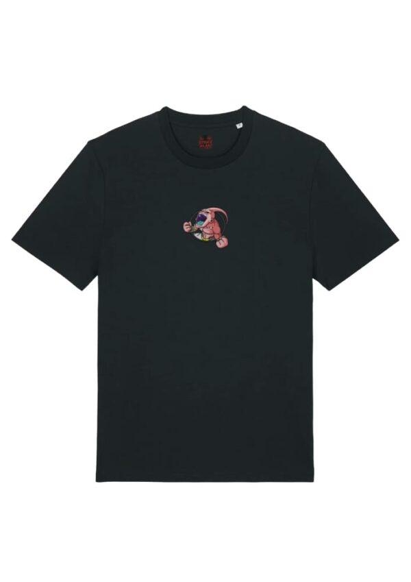 Camiseta Negra Delantera Furia Majin - Majin Buu Furia Majin - Majin Buu