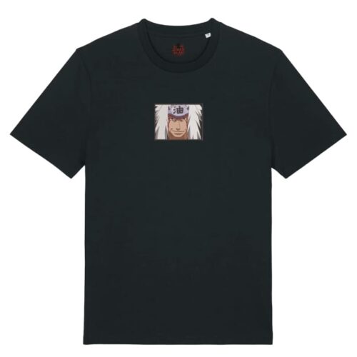 Camiseta Negra Delantera Jiraiya Desafiante - Jiraiya Jiraiya Desafiante - Jiraiya