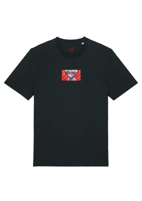 Camiseta Negra Delantera KilluaCombo - Killua Zoldyck KilluaCombo - Killua Zoldyck