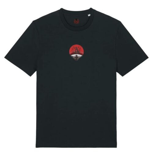 Camiseta Negra Delantera Legado Uchiha - Itachi Uchiha Legado Uchiha - Itachi Uchiha