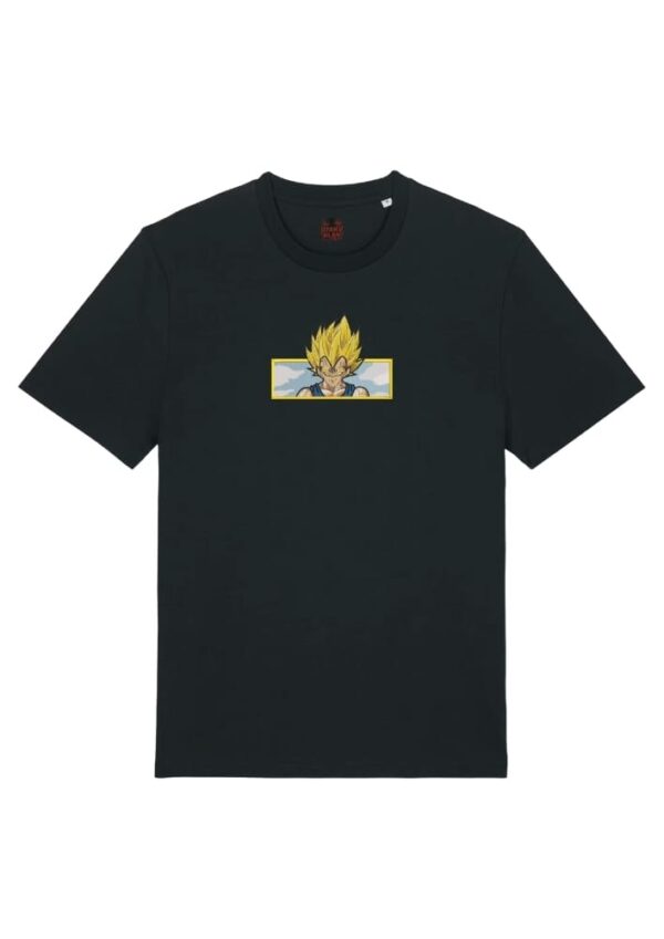 Camiseta Negra Delantera Majin Vegeta Poder Supremo - Vegeta Majin Vegeta Poder Supremo - Vegeta