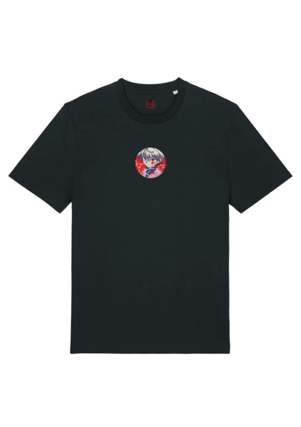 Camiseta Negra Delantera Rayo Carmesí - Killua Zoldyck Rayo Carmesí - Killua Zoldyck
