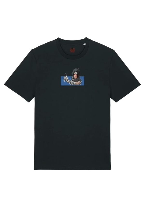 Camiseta Negra Delantera Rayo Sasuke - Sasuke Uchiha Rayo Sasuke - Sasuke Uchiha